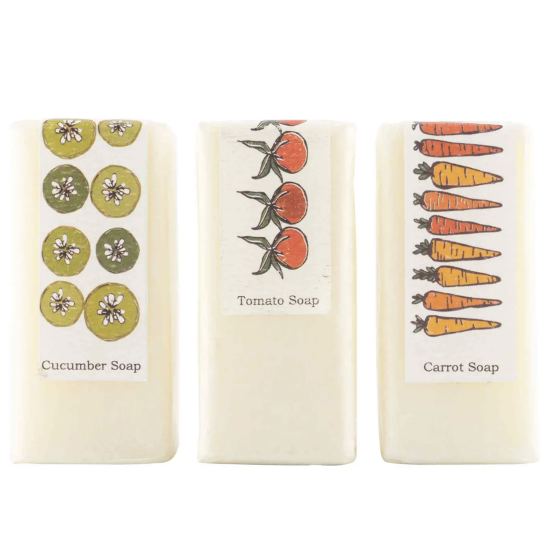 Garden Harvest Gift Pack of 3 Soaps